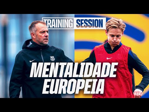 FULL FOCUS ON THE BENFICA GAME ⚽🔥 | FC Barcelona Training 🔵🔴