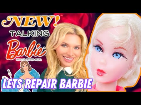 VINTAGE BARBIE RESTORATION! TALKING BARBIE, STACEY, AND KEN! HOW TO MAKE BARBIE TALK!