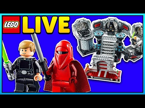 🔴 LEGO Star Wars Death Star Final Duel LIVE Build [!commands] [!member]