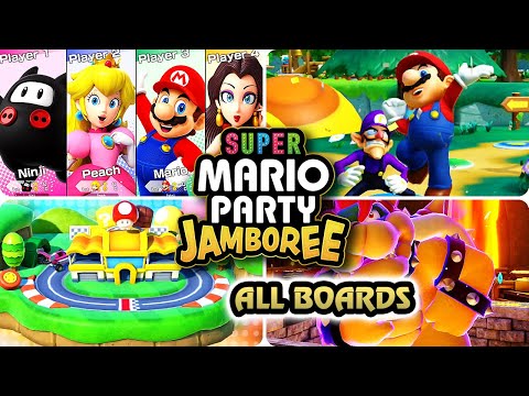 Super Mario Party Jamboree - ·All Boards· Full Game 100% Walkthrough