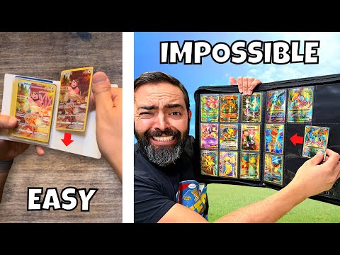 1-Min Pokémon Card Challenge But the Binders Get Bigger