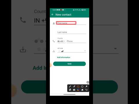 Whatsapp par number kaise save kare ? Whatsapp me new number kaise add kare