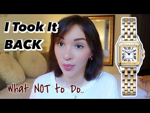 Why I Took My Cartier Panthere Mini Watch Back / In-Depth Review. Fine Jewelry Collection