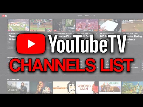 YouTube TV Channels List (2025)