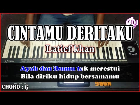 Latief Khan - CINTAMU DERITAKU | Karaoke Dangdut Korg Pa3x (Chord&Lirik)