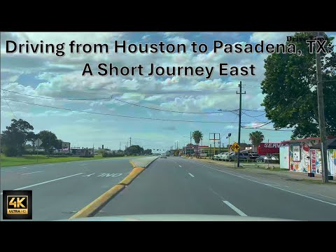 Driving from Houston to Pasadena, TX: A Short Journey East | Drive Time #houston #travel #texas