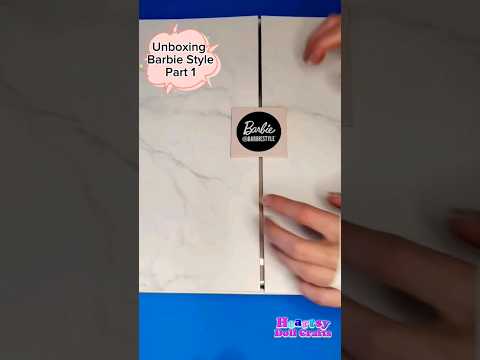 Unboxing Barbie Style Part 1 😍 Satisfying #short #asmr 💖 Doll Collector, Barbie reveal, Fashion doll