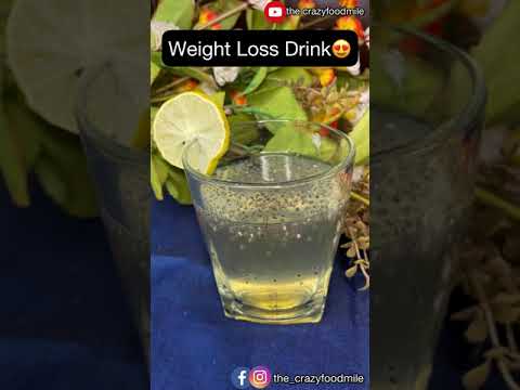 Weight Loss Drink | Energy Chia Seed Drink | the crazyfoodmile | #shorts