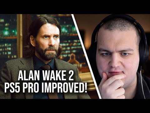 Alan Wake 2 Improved on PS5 Pro, 40FPS Mode Added!