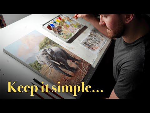 A Faster Way to Improve Realistic Acrylic Painting