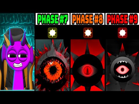 Durple React To Phase 7 VS Phase 8 VS Phase 9 in Incredibox Sprunki ! #sprunki #incredibox