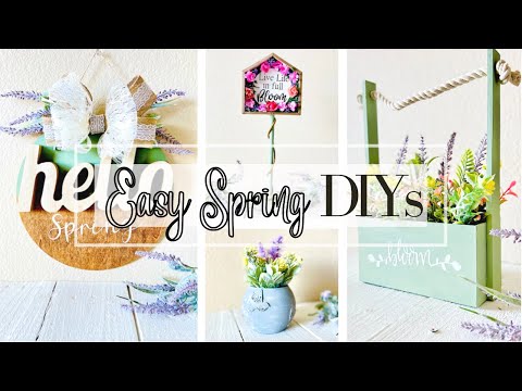 DIY Home Decor Ideas Very Easy | Dollar Tree Spring 2022 | Spring DIY Decor 2022