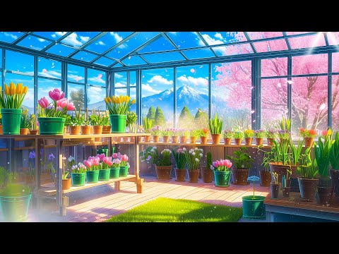 Waking Up To The Blooming Garden 🌸 Lofi Spring Vibes 🌸 Morning Lofi Songs For A Calm & Happy Day