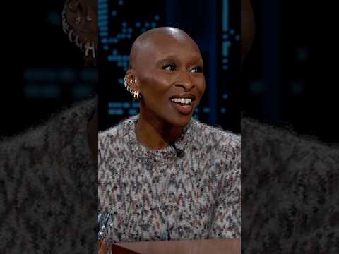 ⁠@CynthiaErivo shows us how she made Elphaba’s songs her own! #Wicked #Kimmel