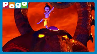 Little Krishna 🪈| Kalia Naag ka sar bana Dance Floor🕺! | Full Episode ✨| Cartoon for Kids | POGO