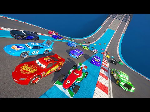 Race Disney Cars 3 McQueen and Friends The King Jackson Storm Chick Hicks Francesco Bernoulli