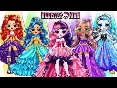 How To Become Vampire Princess! Elsa, Wednesday & Ladybug Become Monster High