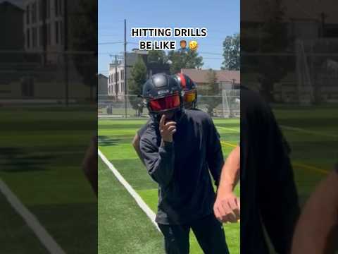 Hitting Drills Be Like 🤦🏽‍♂️🤣 #viral #football #funny #shorts