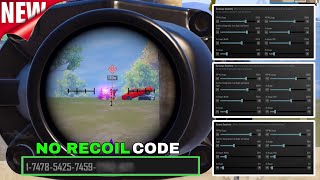 New!! BEST SENSITIVITY + SETTINGS FOR ZERO RECOIL🔥UPDATE 3.7 | PUBG Mobile