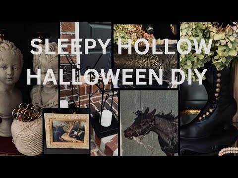 Transforming Thrifted Items into Chilling Legend of Sleepy Hollow Halloween Decor-Six Moody Projects