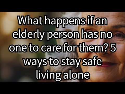 What Happens If an Elderly Person Has No One to Care for Them? 5 Ways to Stay Safe Living Alone