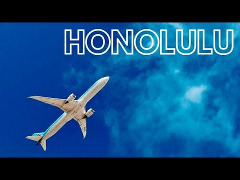 Honolulu Airport Runway 8R Departures - Plane Spotting