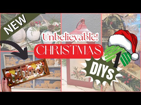 😱 You Won't Believe What I Made! 🤯 **ALL NEW**  Christmas DIYs! 🎄🎄🎄