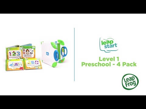 LeapStart Level 1 Preschool Activity Book 4-Pack Bundle | Demo Video | LeapFrog®