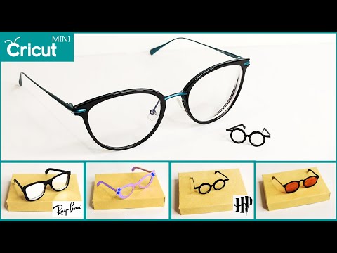 Create Miniature Glasses & Sunglasses in 4 Styles | Harry Potter Ray-Ban | Cricut Mini Tutorial DIY