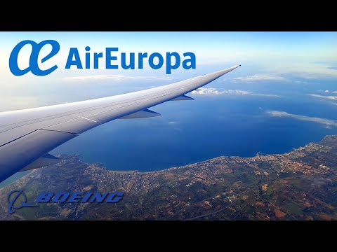 Air Europa Boeing 787-8 ✈ Approach and Landing in Barcelona