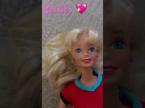 Barbie Doll Hair Repair #barbie #barbiedoll #doll #dollhair #blonde #shinyhair #hairrepair #besties