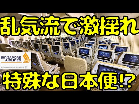 【上空大荒れやばい...】他とは違うシンガポール航空の日本線を利用してみたら...