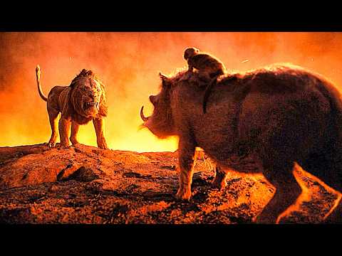 Mufasa The Lion King | Timon and Pumbaa vs Scar Fight Scene Recap | Mufasa Meets Taka