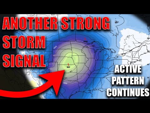 Another Strong Storm Signal For Next Week! Active Pattern Continues..