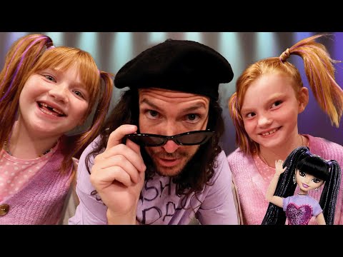 Adley and Kensley become DREAM BESTiES!! a Fashion Dad hair salon makeover before the Big Dance Show