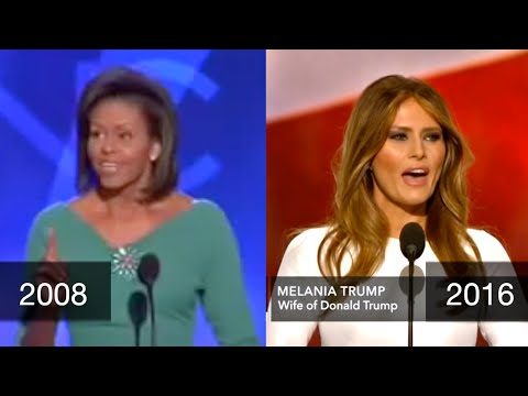 Melania Trump Steals Michelle Obama's 2008 Speech (Proof)