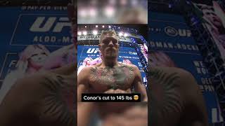 When Conor cut to 145 🤯