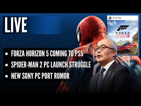 Forza Horizon 5 Coming to PS5 | Spider-Man 2 PC Launch Struggle | New Sony PC Port Rumor