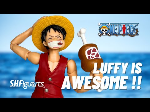 MIND-BLOWING DAN SUPER KEREN BANGET SHFIGUARTS MONKEY D. LUFFY ROMANCE DAWN EDITION