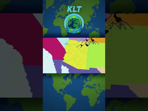 The Colorado River Takes A 1,450 Mile Journey! | KLT Geography #shorts