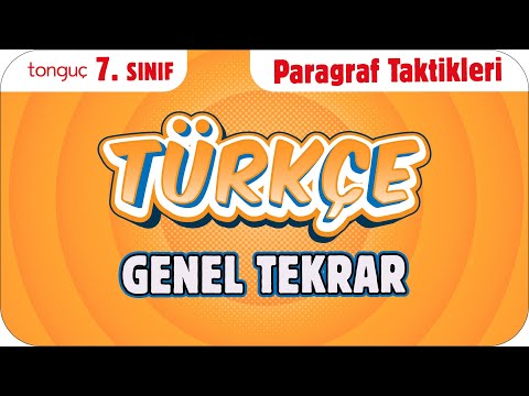 Türkçe Genel Tekrar ✍🏻 7. Sınıf ATAK KAMPI #2025