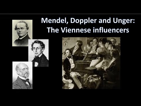 Mendel's university curriculum - Lectures with Christian Doppler and Franz Unger