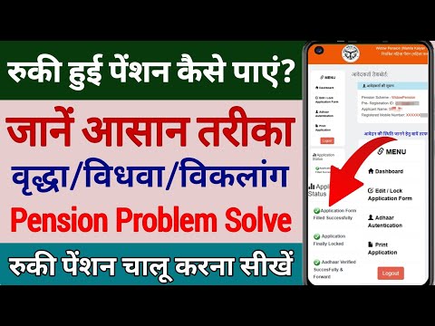 रुकी हुई पेंशन दोबारा कैसे पाएं? पूरी जानकारी | Pension Solution Old Age_Widow_Disability_Pension |