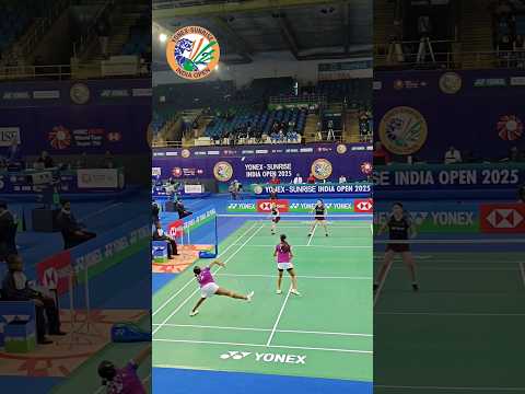 what a rally 🥵🔥🔥🔥 #shorts #badminton #indiaopen2025 #yonexsunriseindiaopen2025