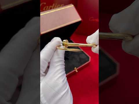 Unboxing Video | Cartier Juste un clou bracelet, Yellow Gold