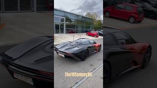 Rare McLaren Speedtail on the Street 🧡🖤#shorts #youtubeshorts #automobile #cartok #supercar #viral