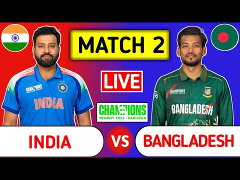 India Vs Bangladesh Champions Trophy Live Score - Part 3