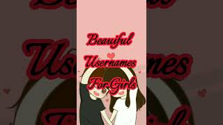 | Beautiful Instagram Username For Girls💝| #shorts #youtubeshorts #viral #username #instagram #girl