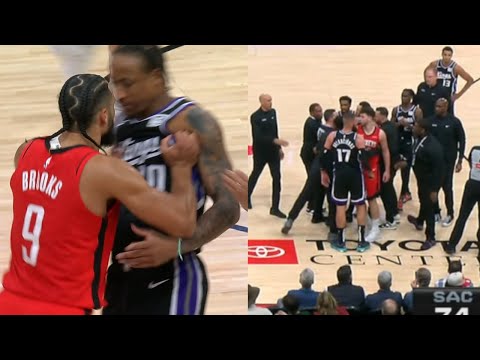 DeMar DeRozan Vicious FIGHT with Dillion Brooks GOES terribly WRONG &  ends with name calling!