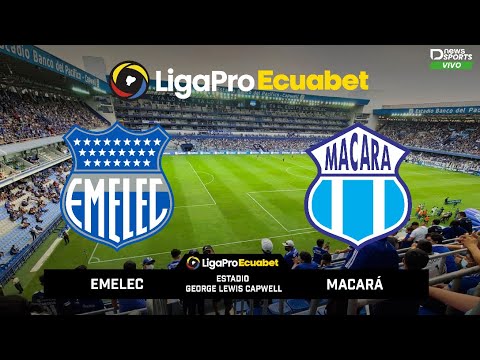 EMELEC VS MACARÁ LIGAPRO ECUABET FECHA 13 Narración En Vivo #90Minutos Radio TV